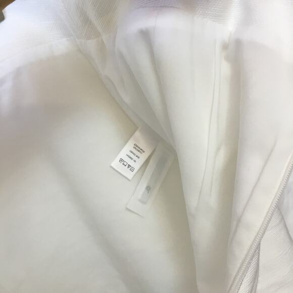 Loft White Button Detail Pencil Skirt - Picture 10 of 11